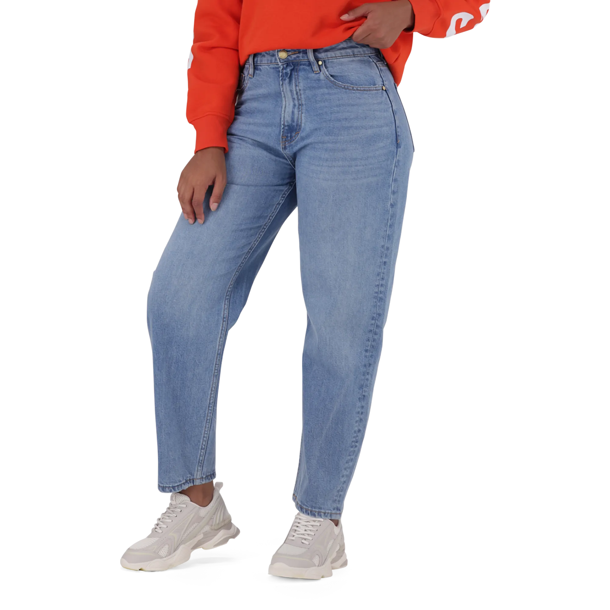 MILLIE BARREL MID BLUE JEANS