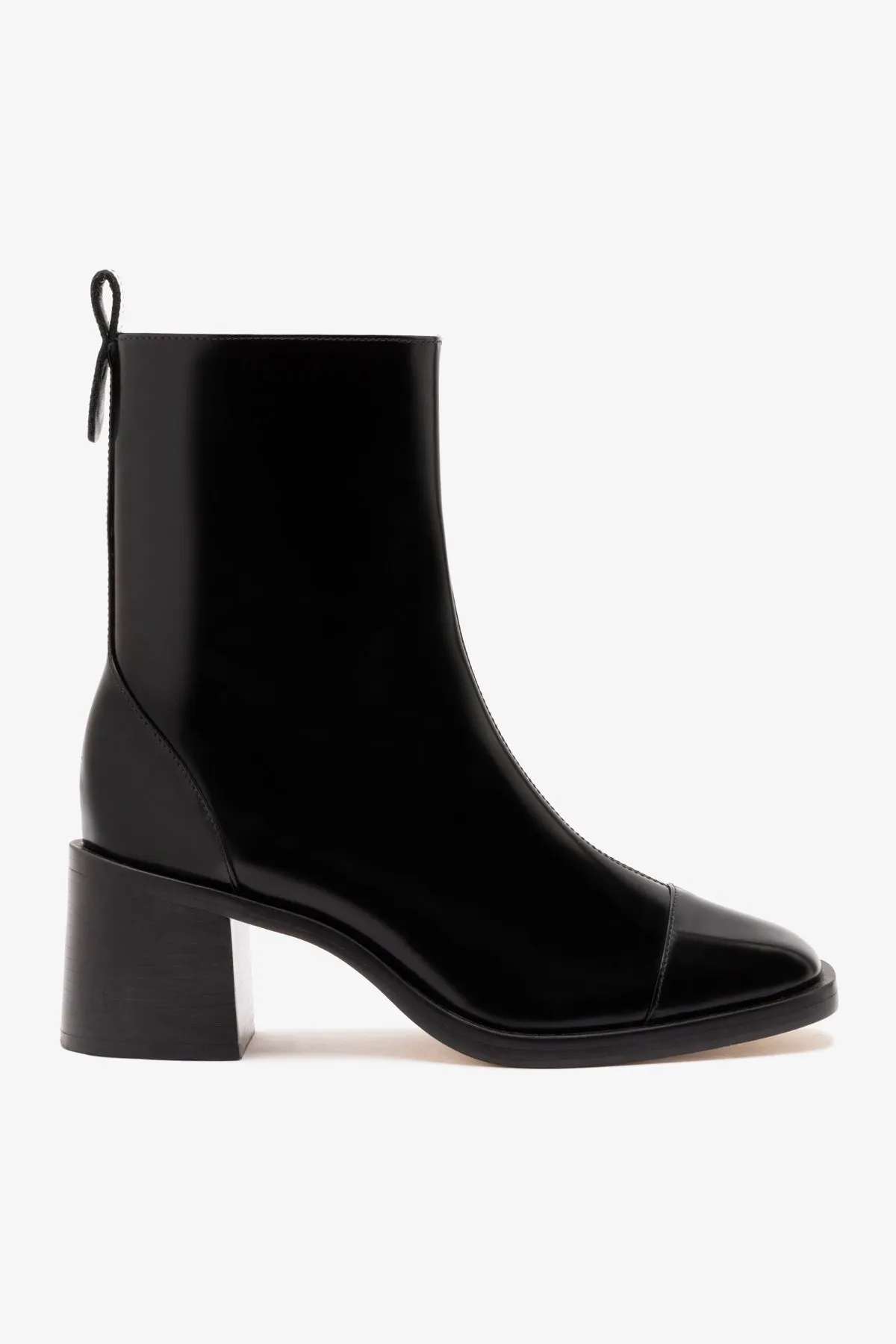 Mini Ricky Boot In Black Box Leather