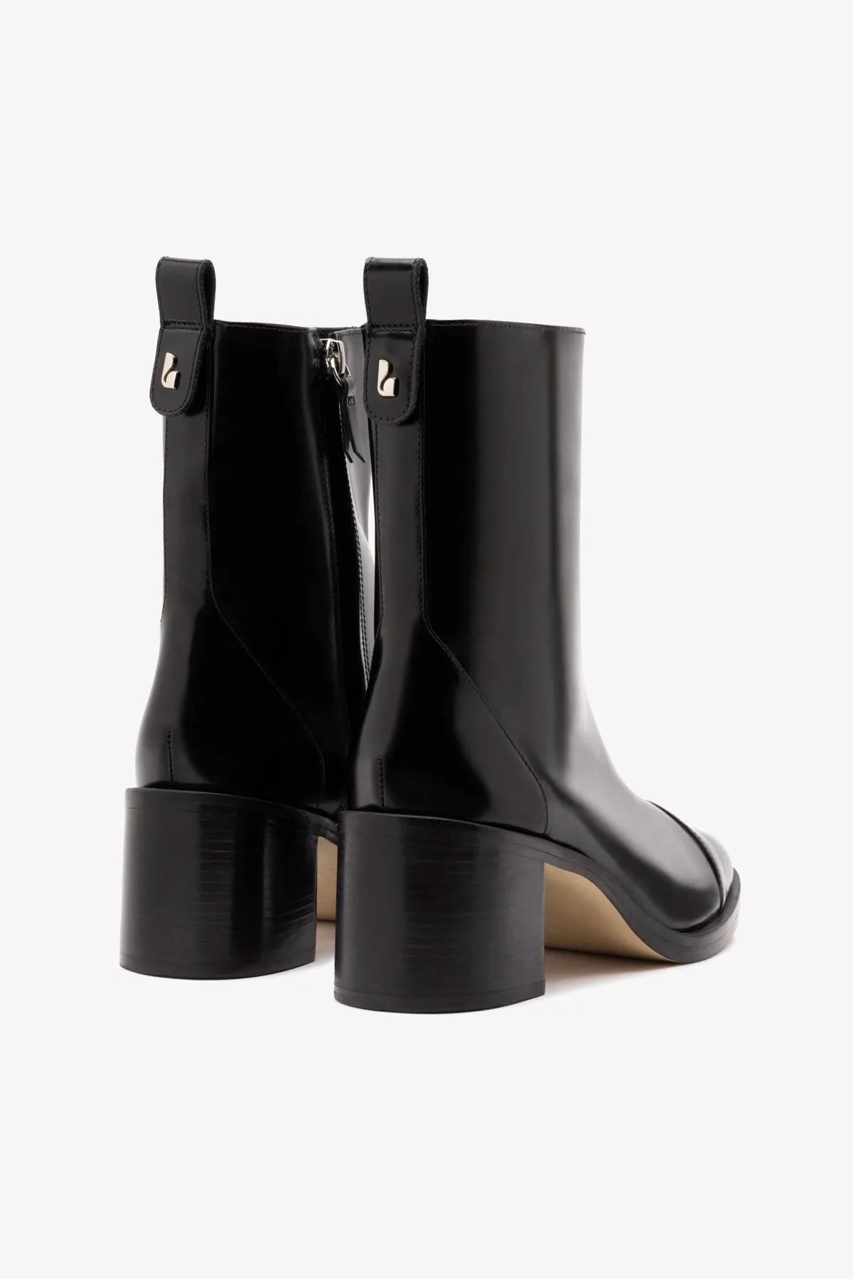 Mini Ricky Boot In Black Box Leather