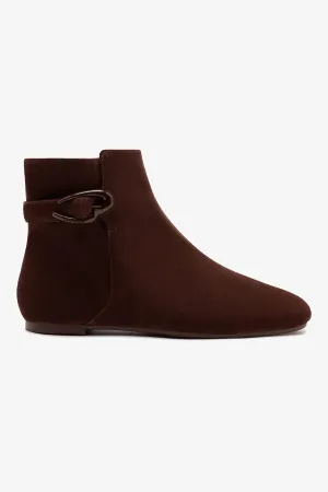 Mini Verona Boot In Brown Suede