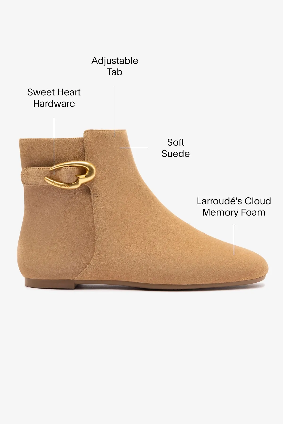 Mini Verona Boot In Peanut Suede