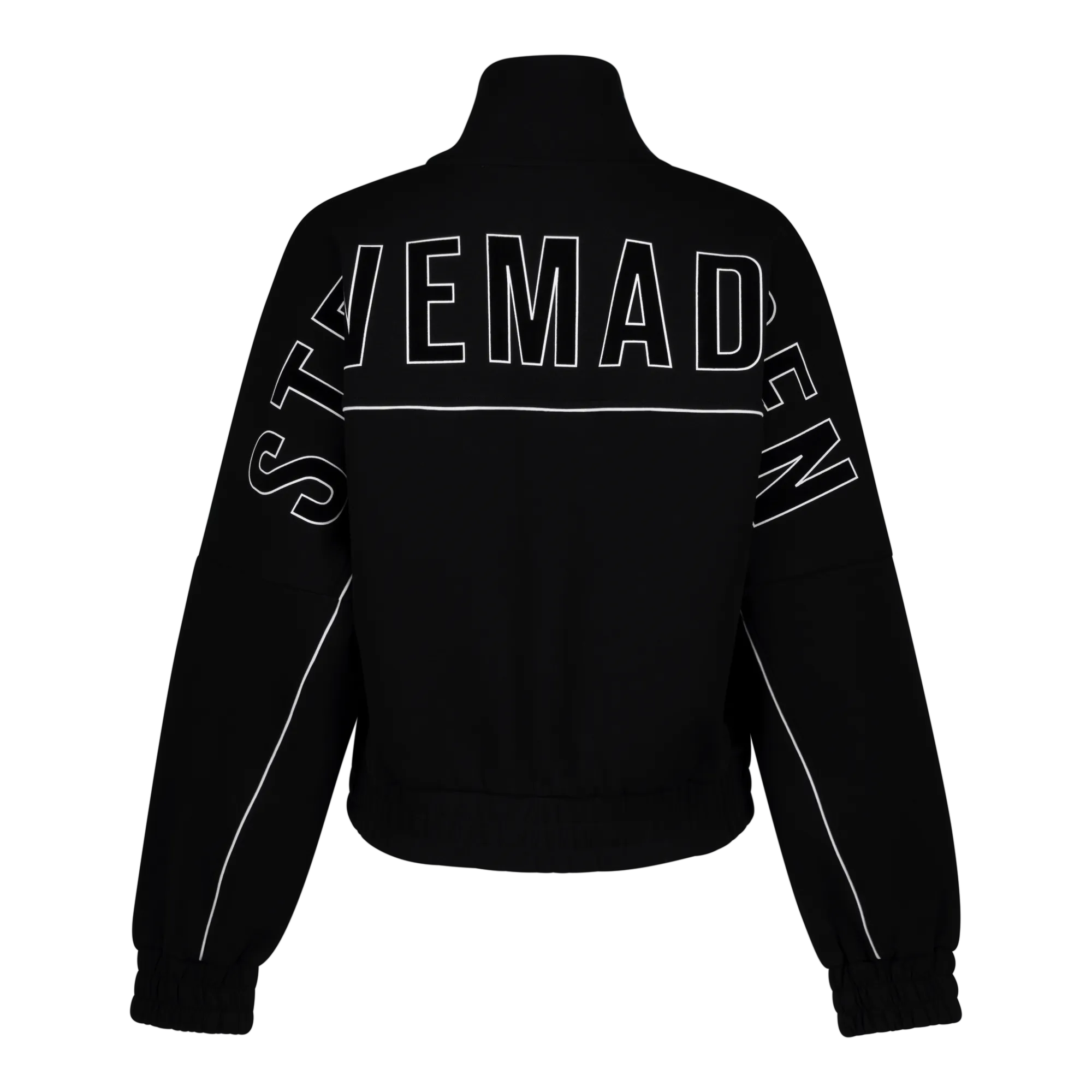 NATALIE BLACK OVERSIZED ZIP THROUGH SCUBA SWEAT