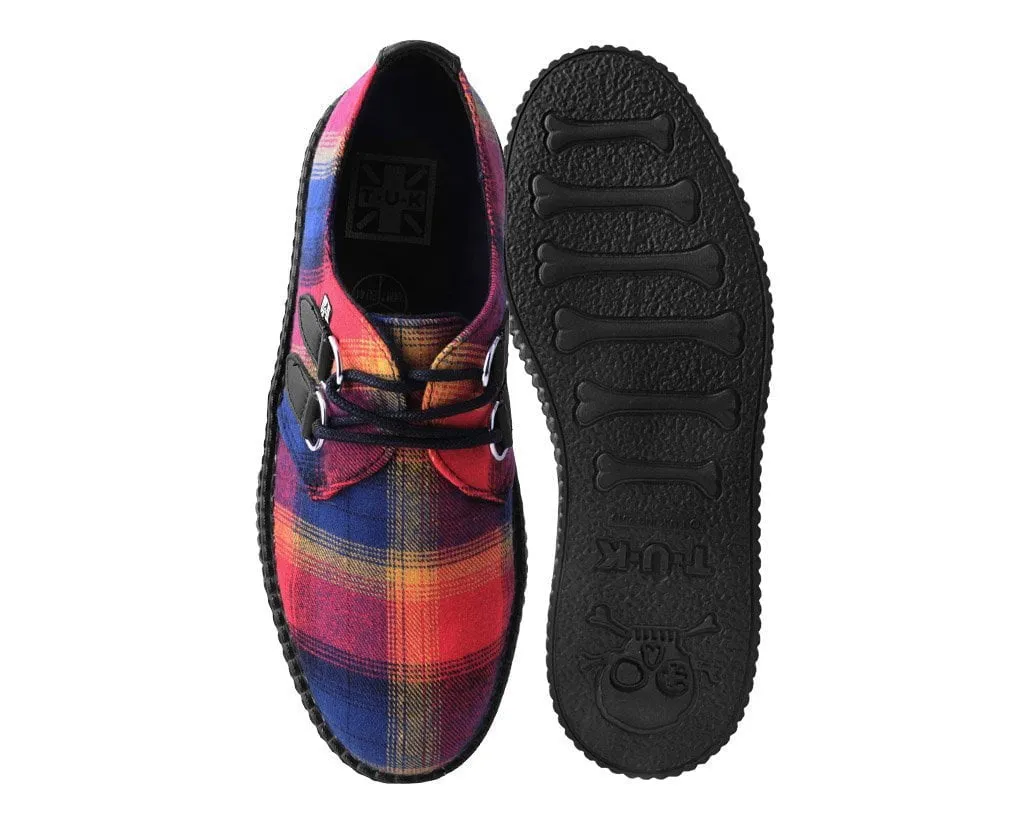 Orange Plaid D-Ring Viva Creeper