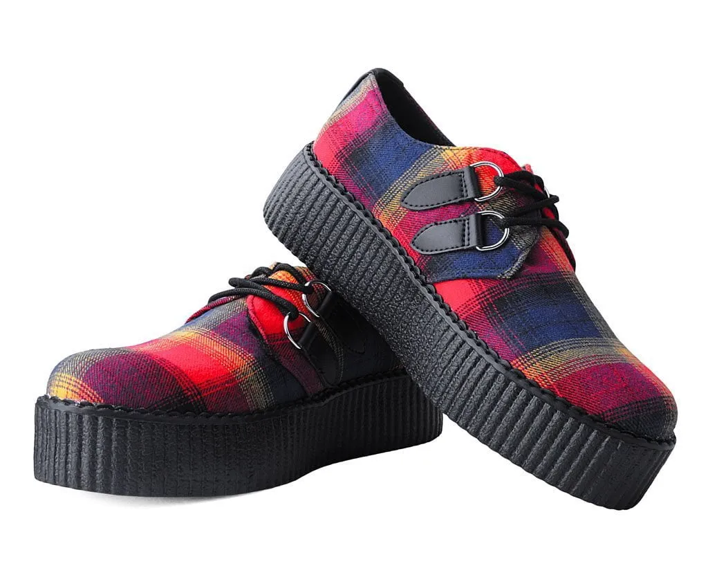 Orange Plaid D-Ring Viva Creeper