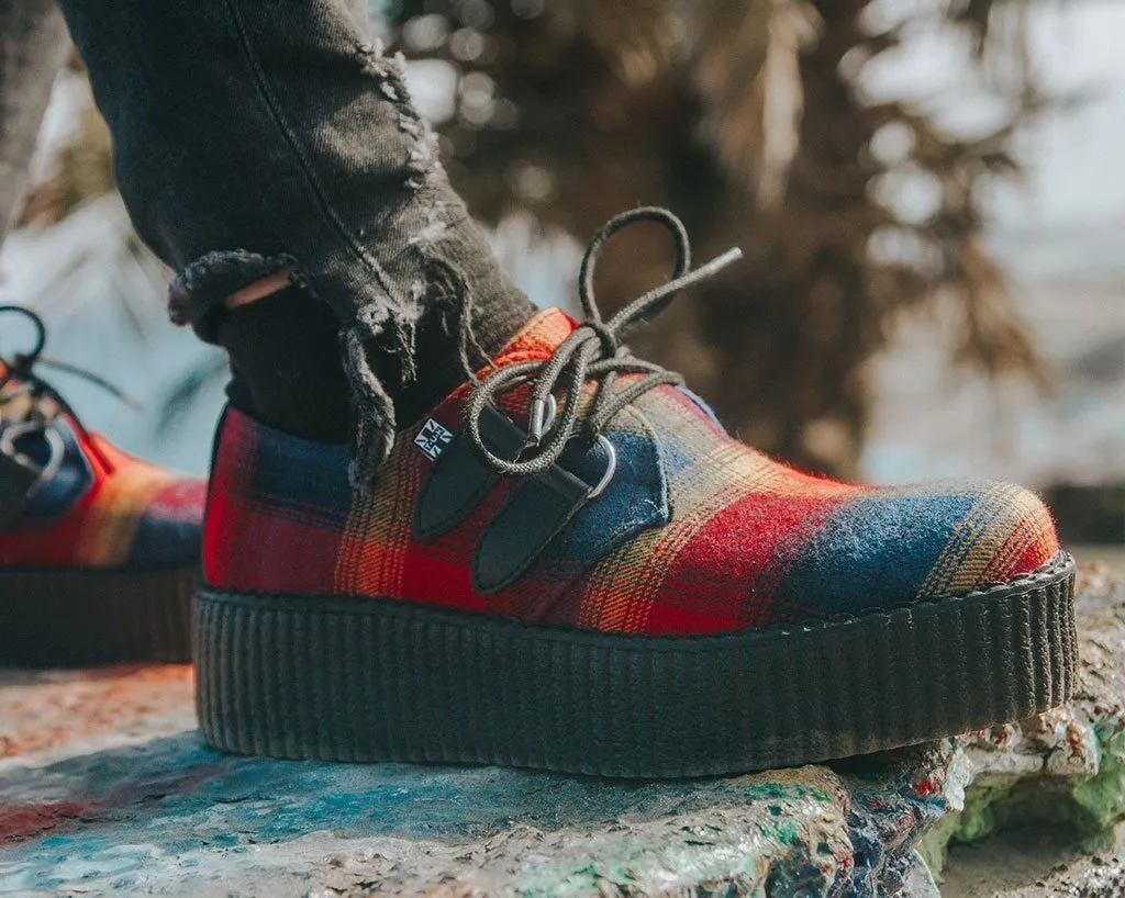 Orange Plaid D-Ring Viva Creeper