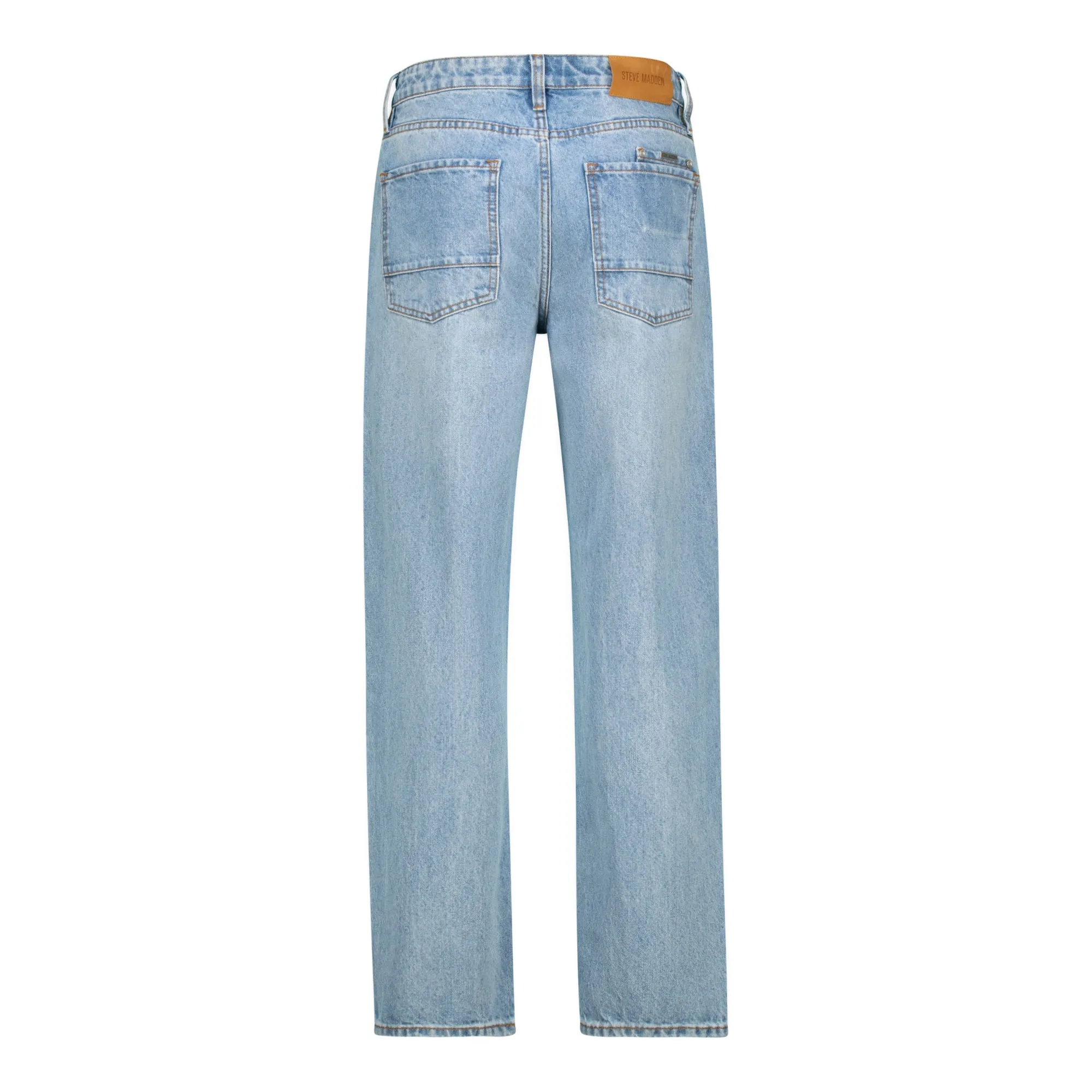 OSCAR MID BLUE STRAIGHT FIT MID WASH JEANS
