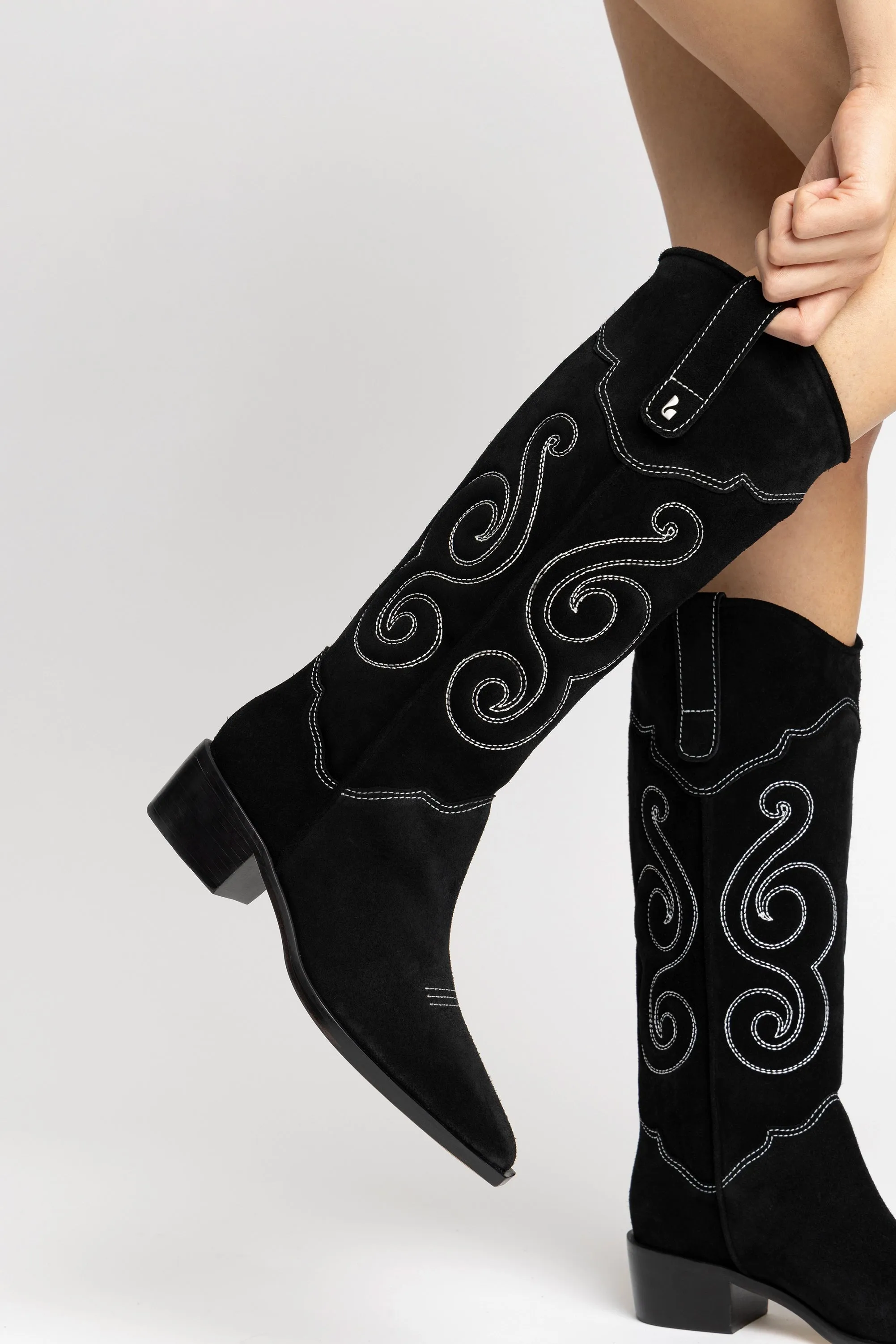 Paloma Boot In Black Suede