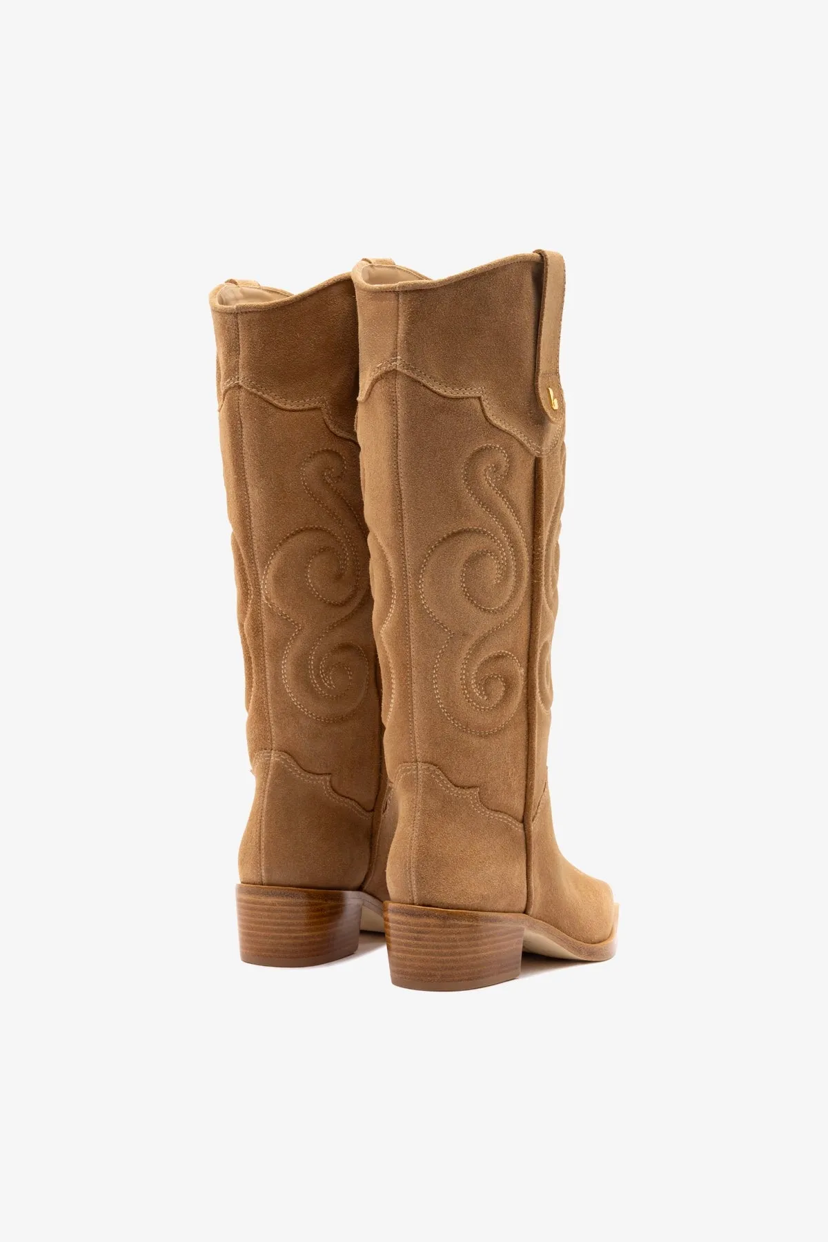 Paloma Boot In Peanut Suede