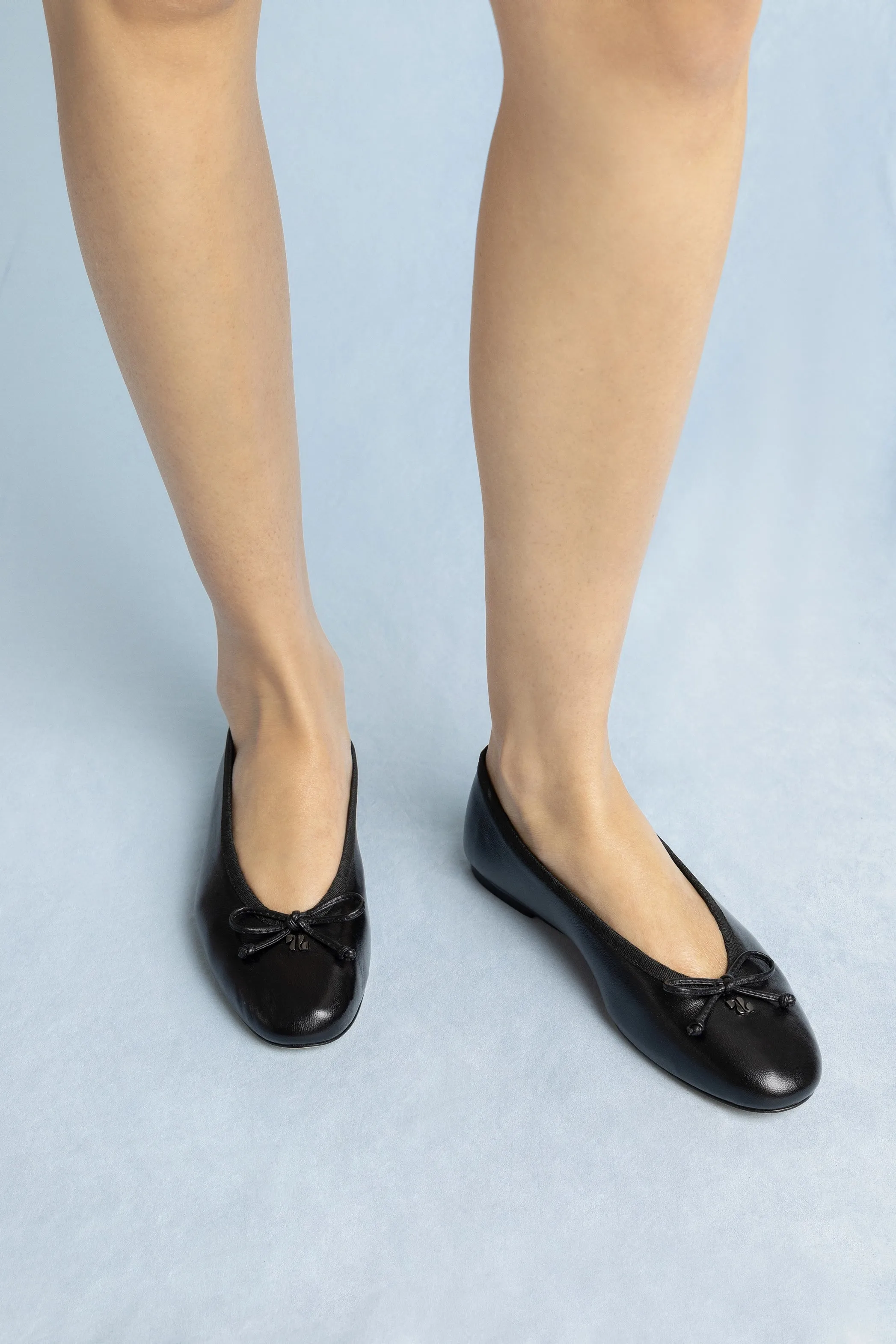 Pavlova Ballet Flat In Black Leather