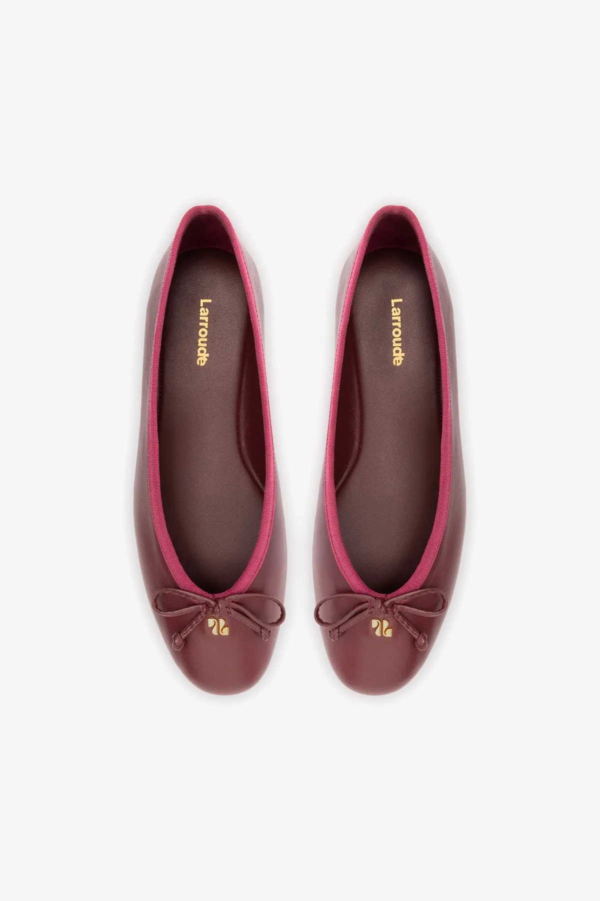 Pavlova Ballet Flat In Burgundy Leather