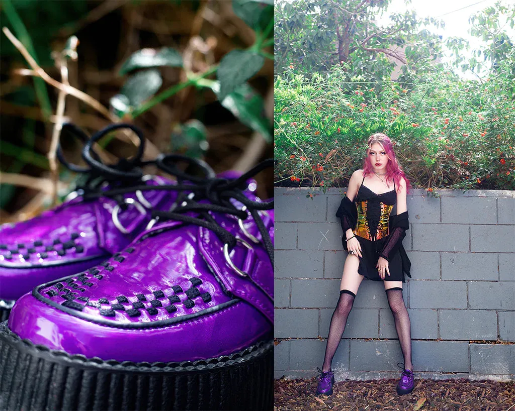 Purple Metallic TUKSkin? Viva Mondo Creeper