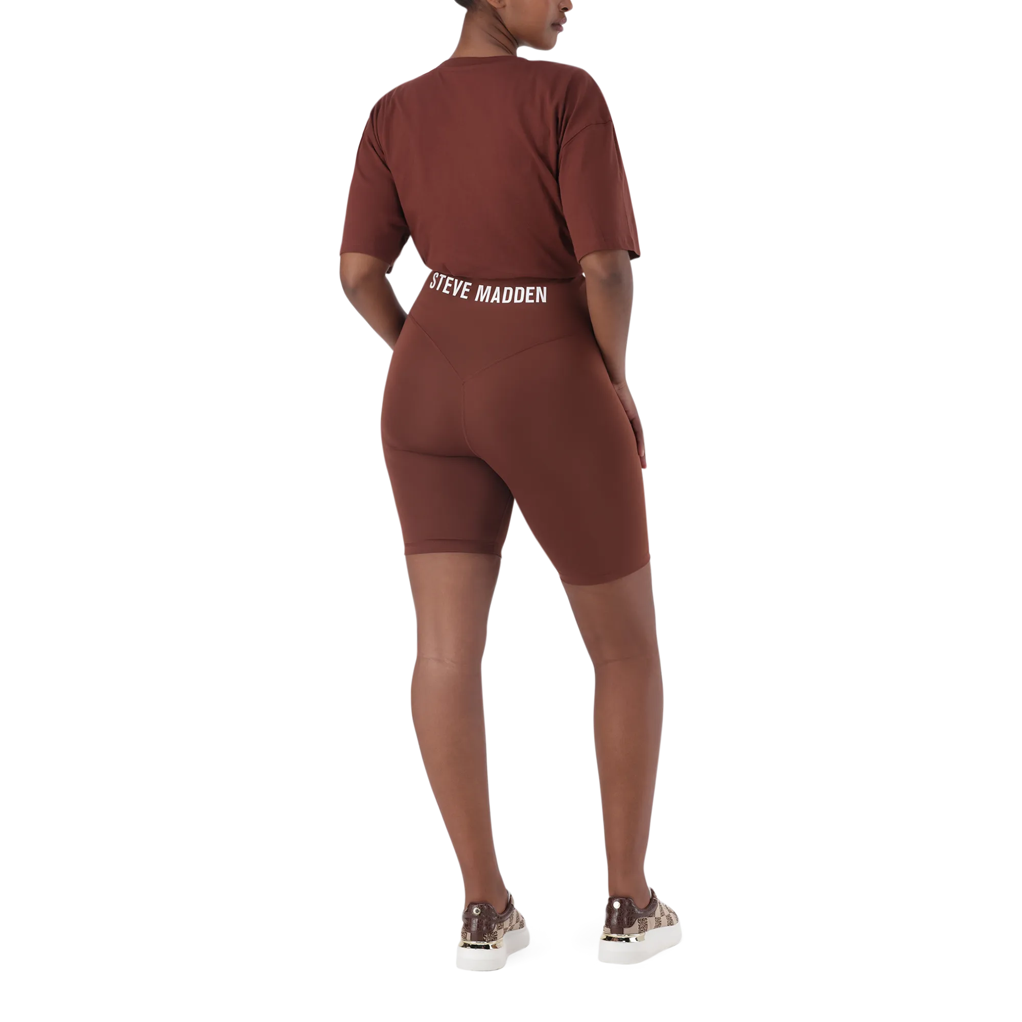 QUINN TOBACCO BIKER SHORTS
