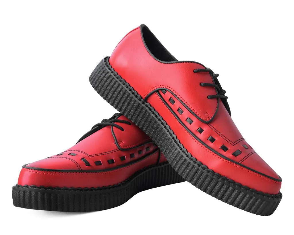 Red TUKskin? Lace Up Creeper