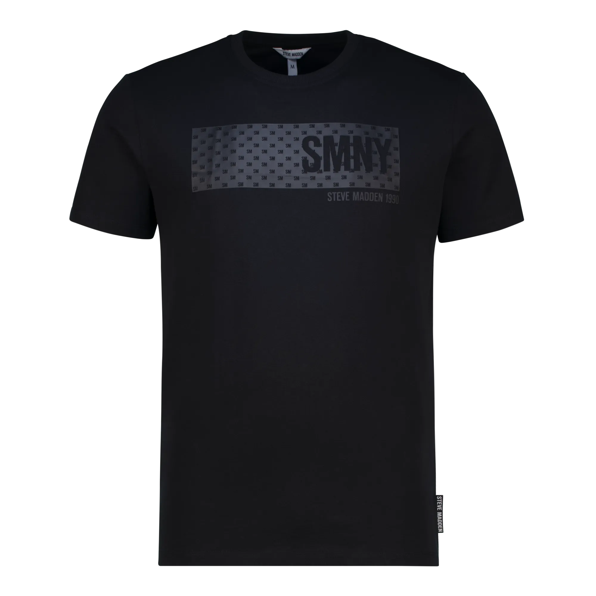 REECE BLACK CREW NECK T-SHIRT