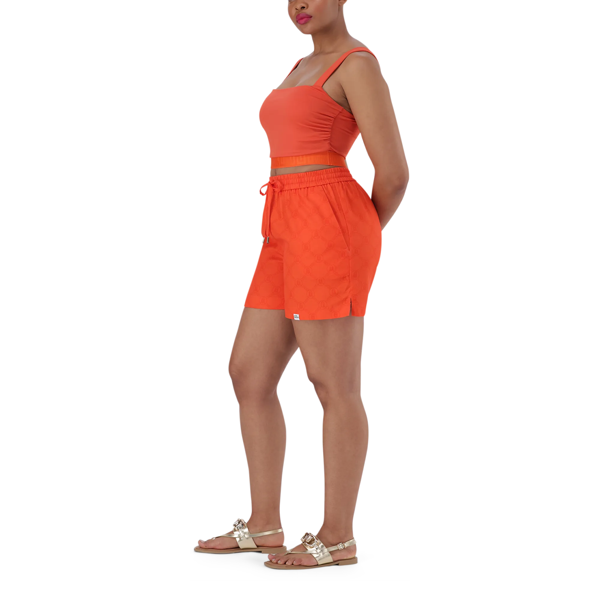 REMY TANGERINE SHORTS