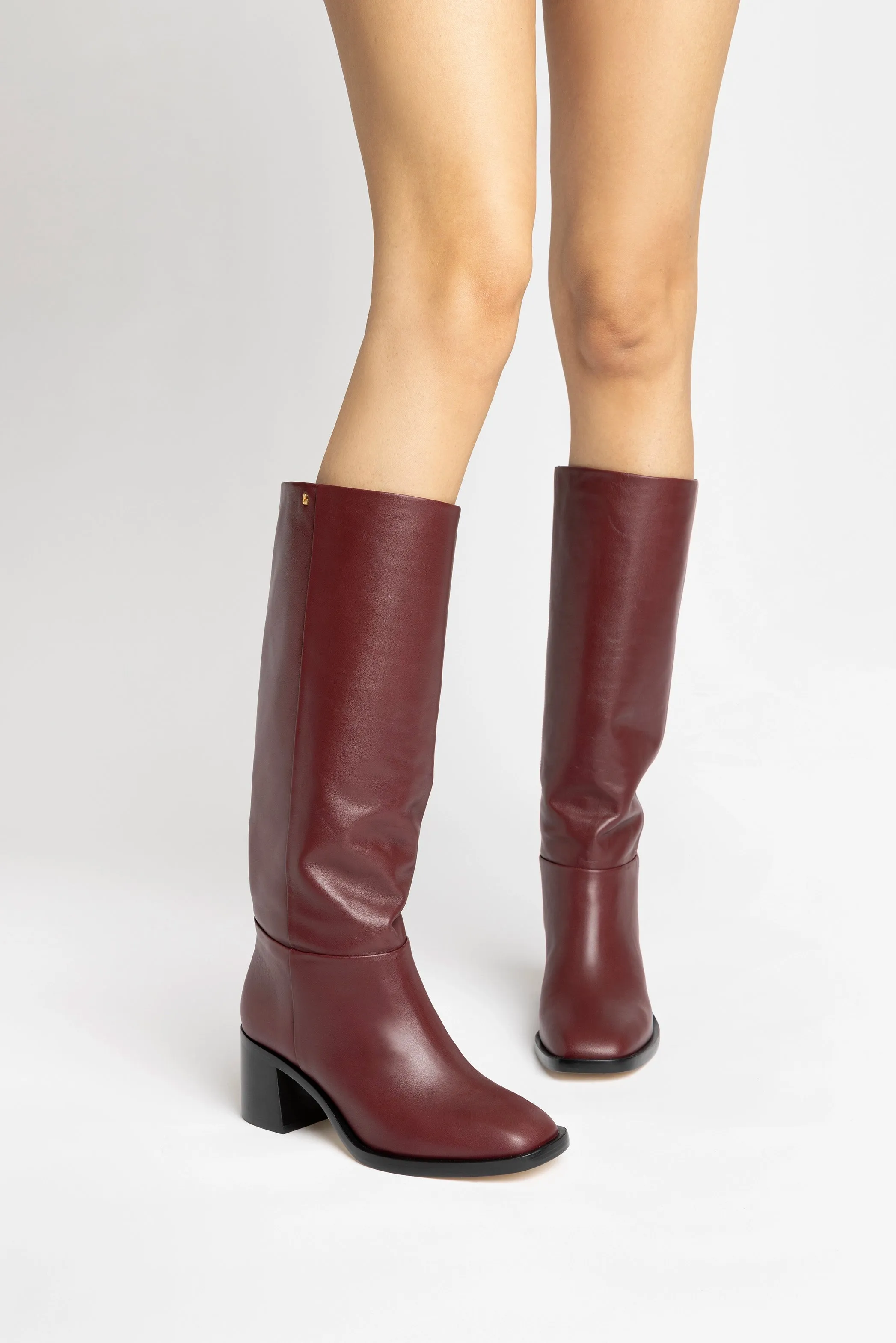 Ricky Boot In Burgundy Leather