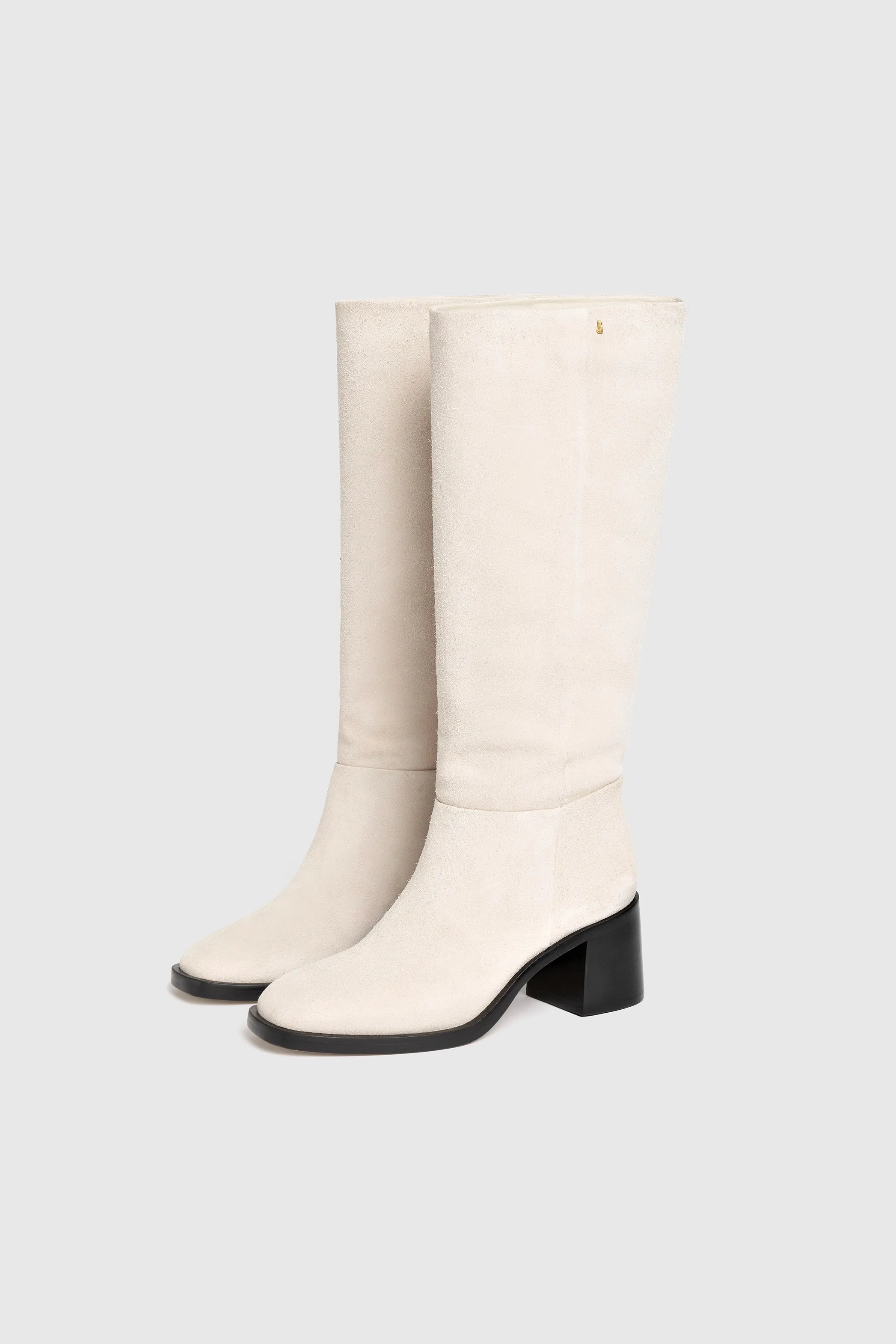 Ricky Boot In Mushroom Grey Suede