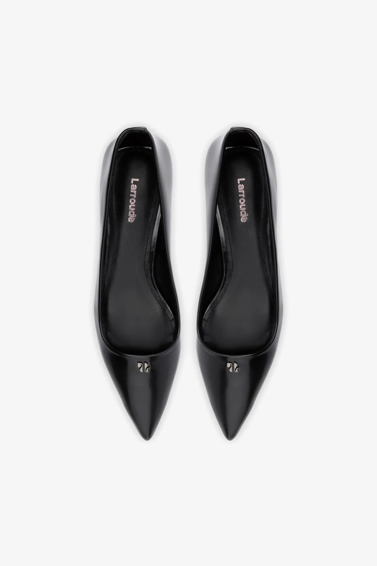 Ruth Pump In Black Box Leather