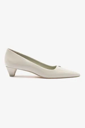 Ruth Pump In Gray Box Leather