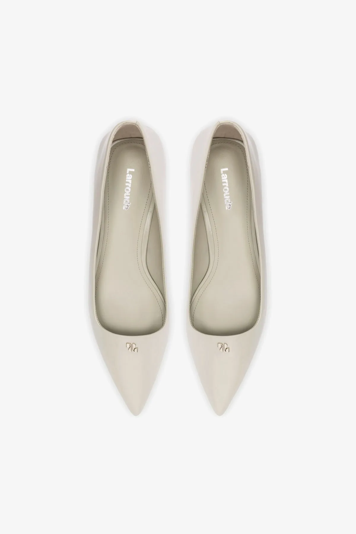 Ruth Pump In Gray Box Leather