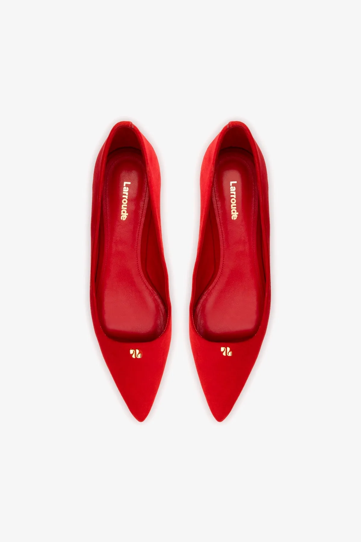 Ruth Pump In Scarlet Suede