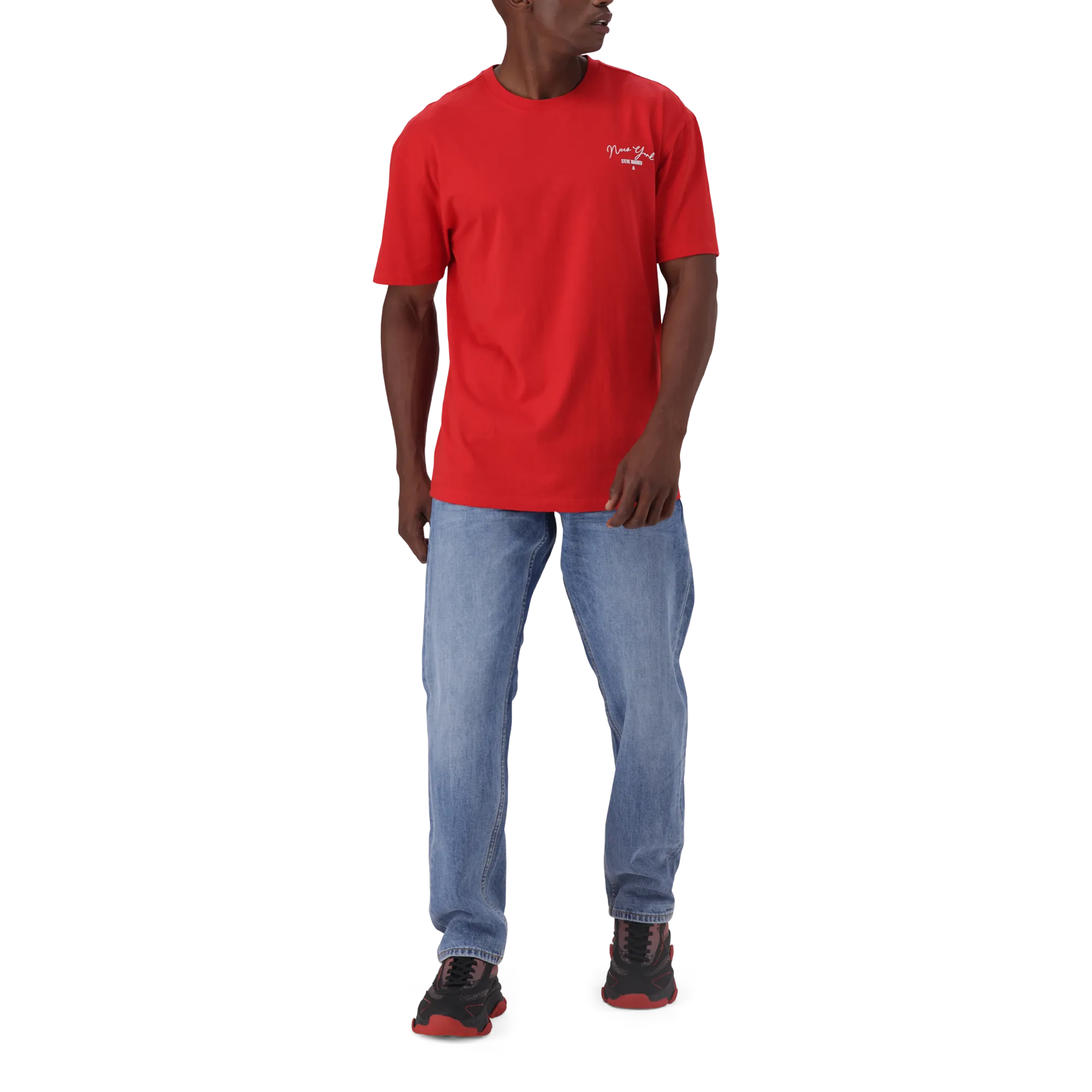 RYKER RED BOXY T-SHIRT