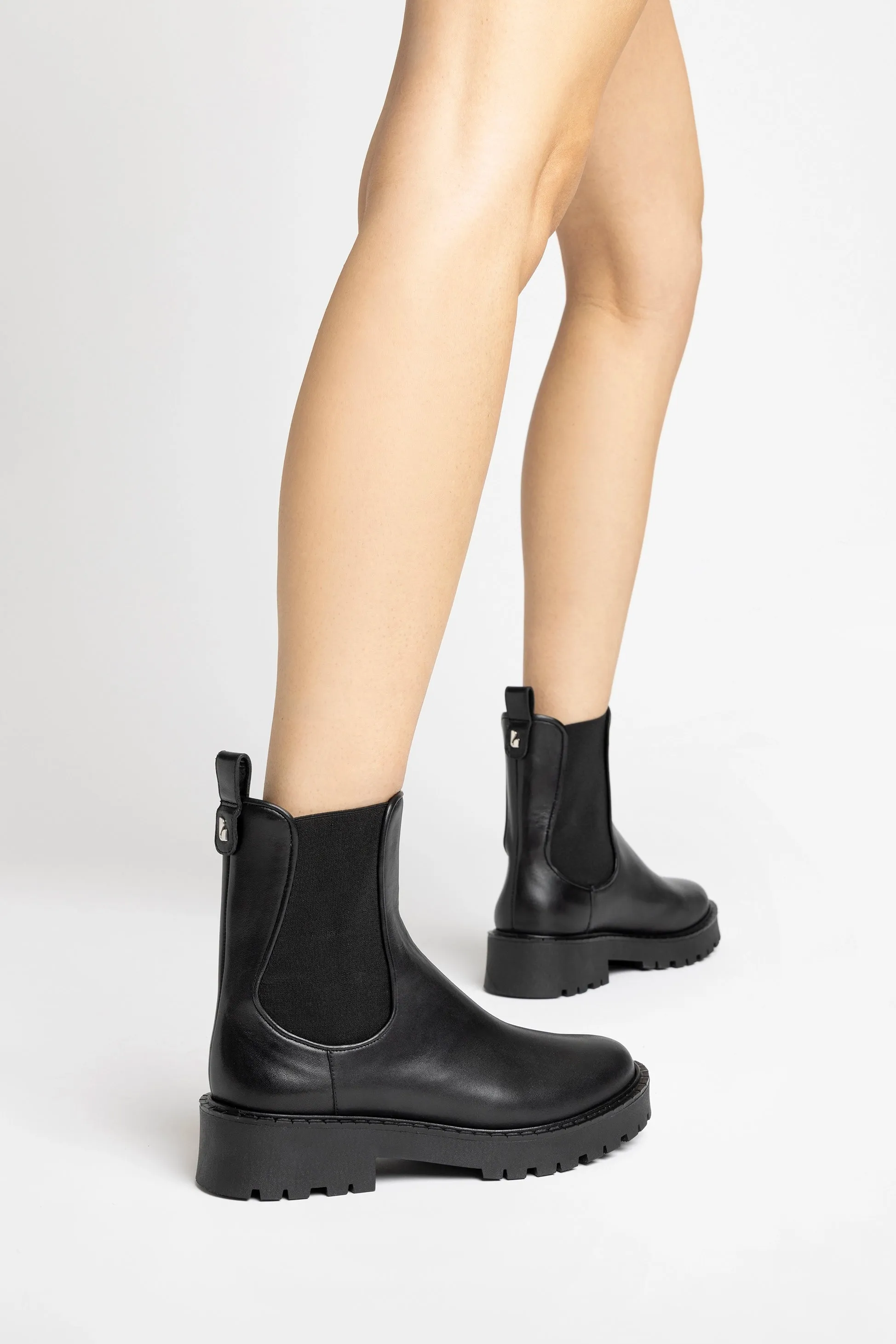 Sancha Boot In Black Leather