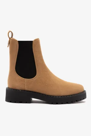 Sancha Boot In Peanut Suede