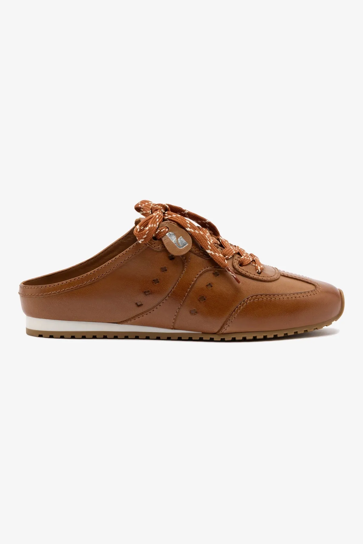 Stella Mule In Caramel Leather