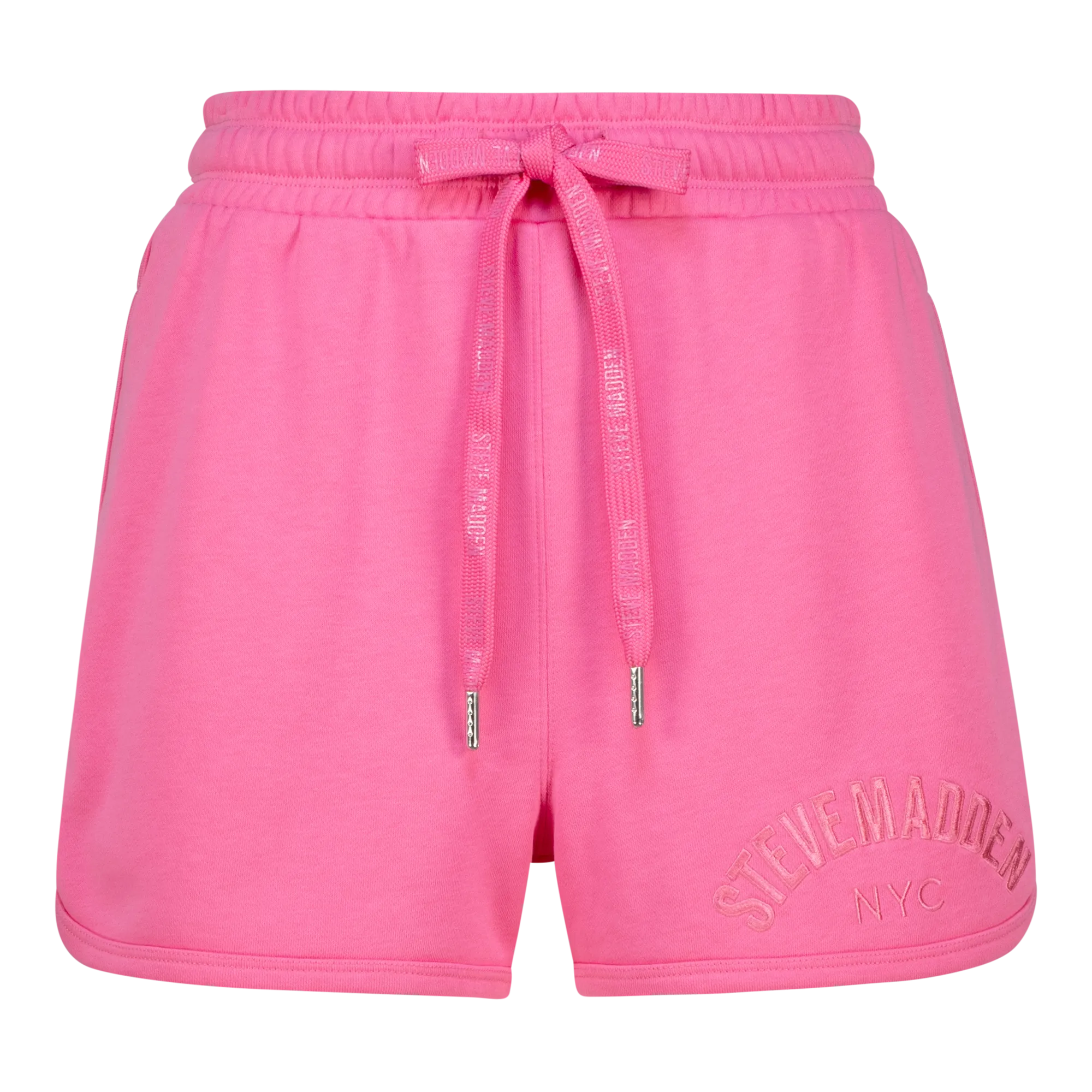 TAMSYN BRIGHT PINK JOGGER SHORTS