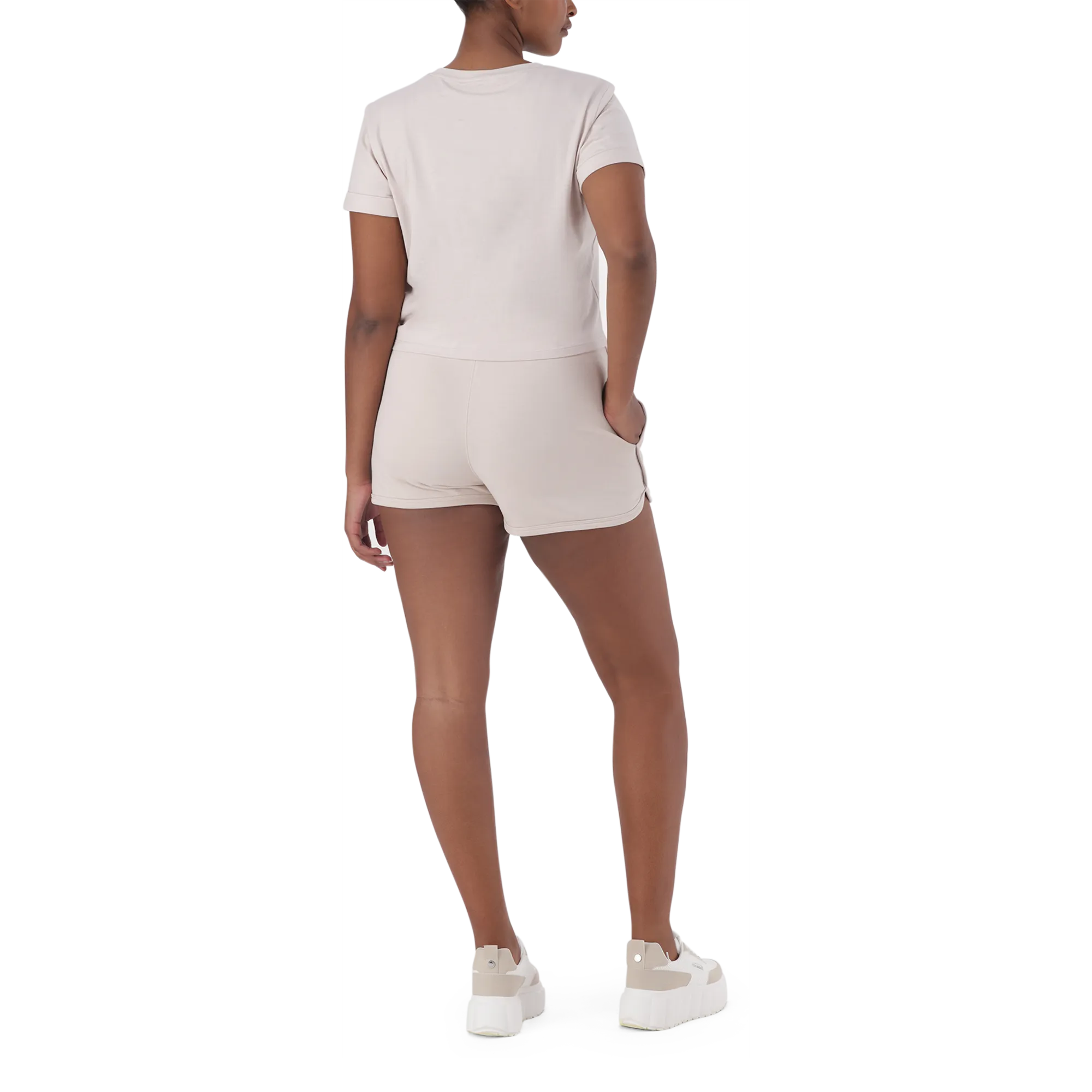 TAMSYN CHAMPAGNE JOGGER SHORTS