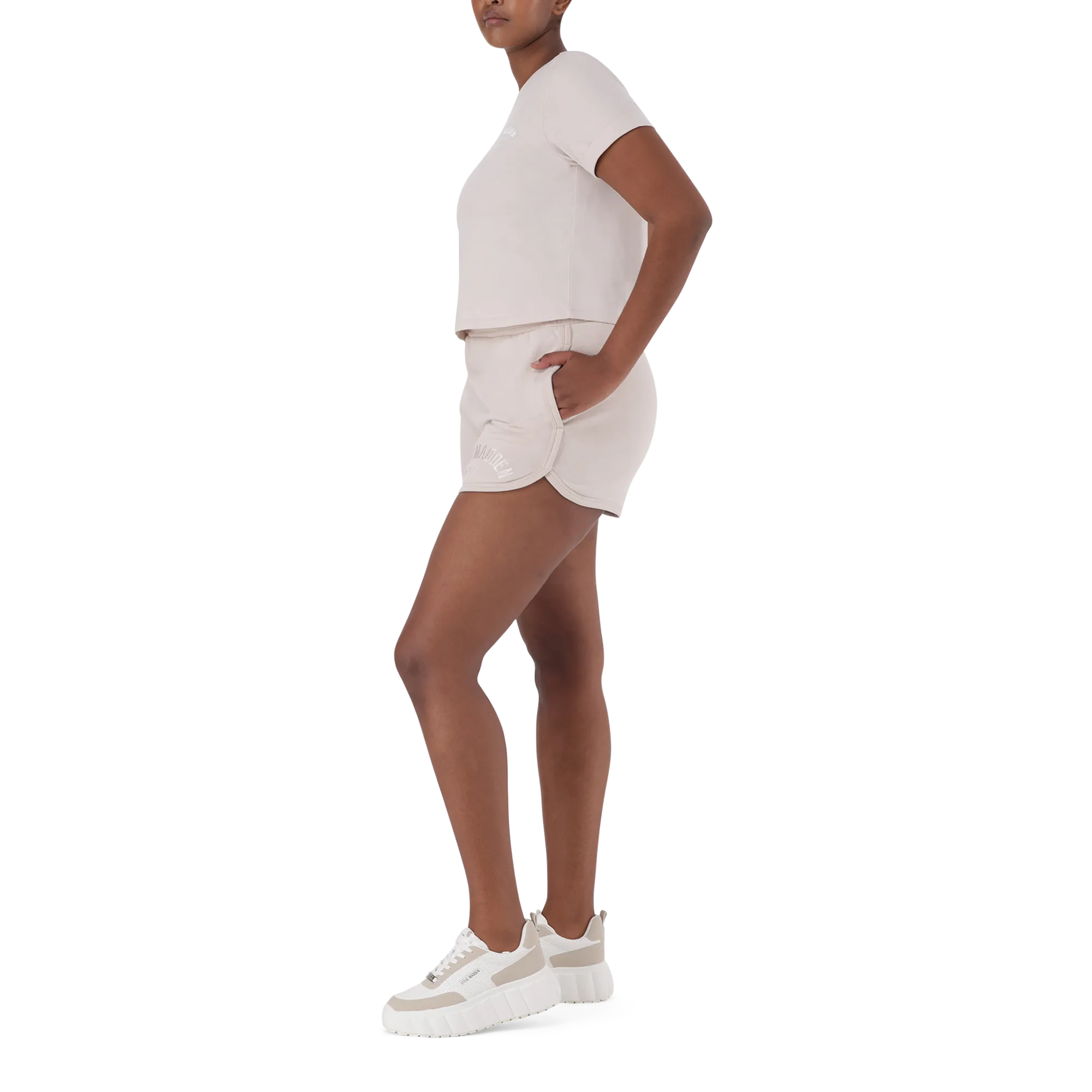 TAMSYN CHAMPAGNE JOGGER SHORTS