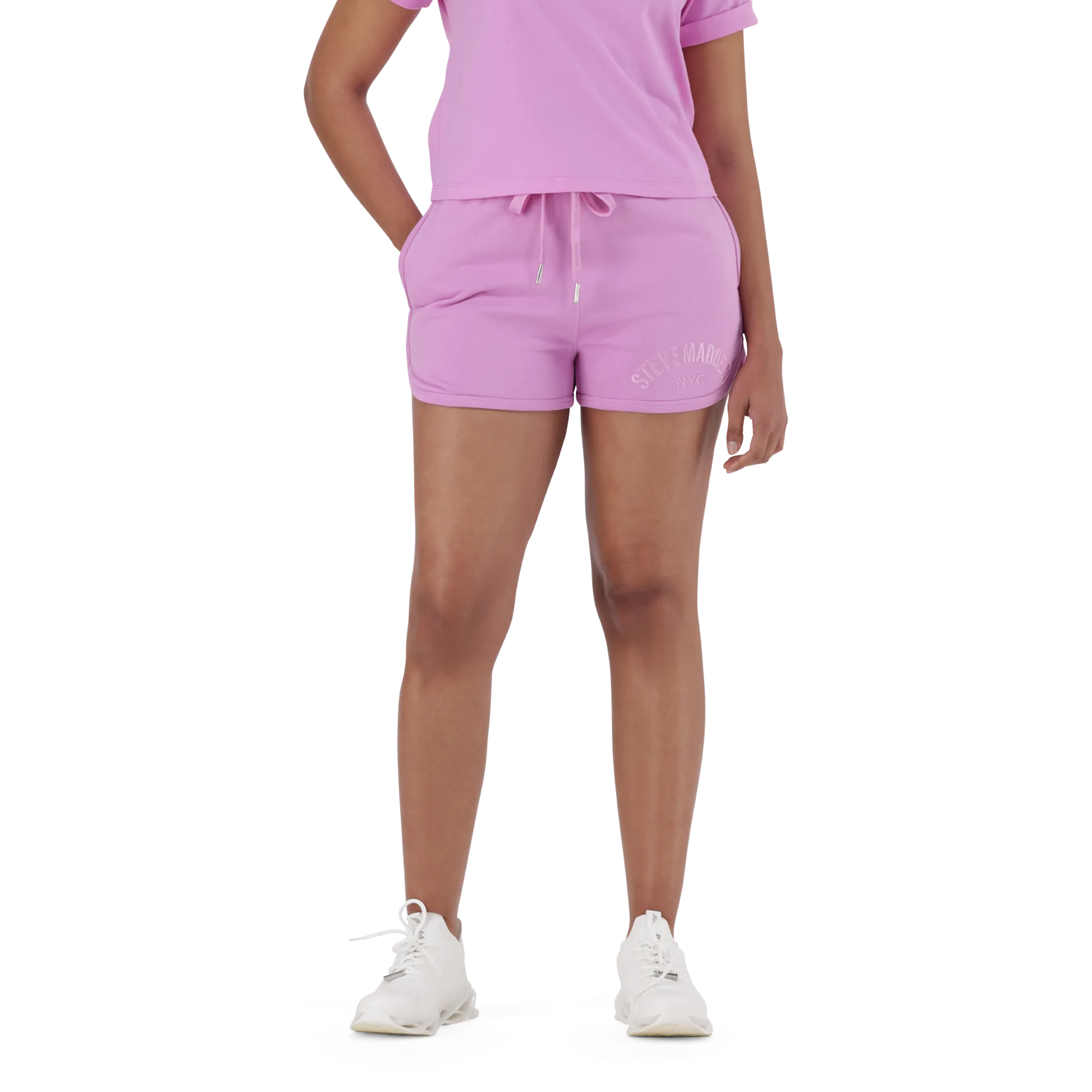 TAMSYN VIOLET RAVE JOGGER SHORTS