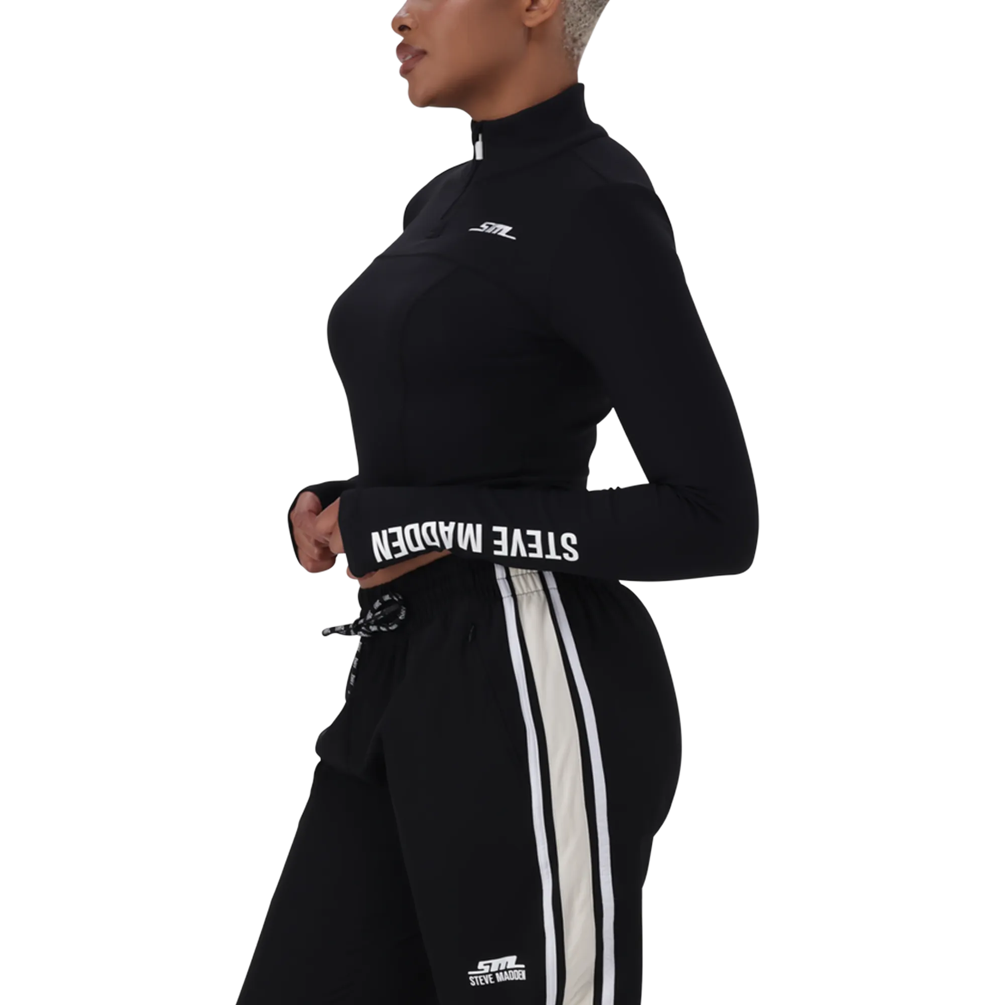 THALIA BLACK ACTIVE TOP
