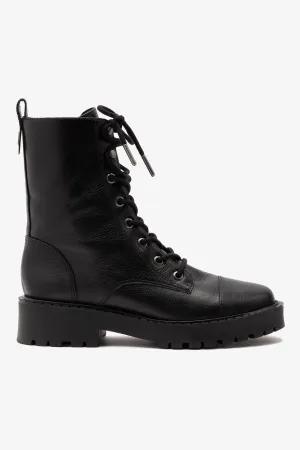 Trinity Boot In Black Leather