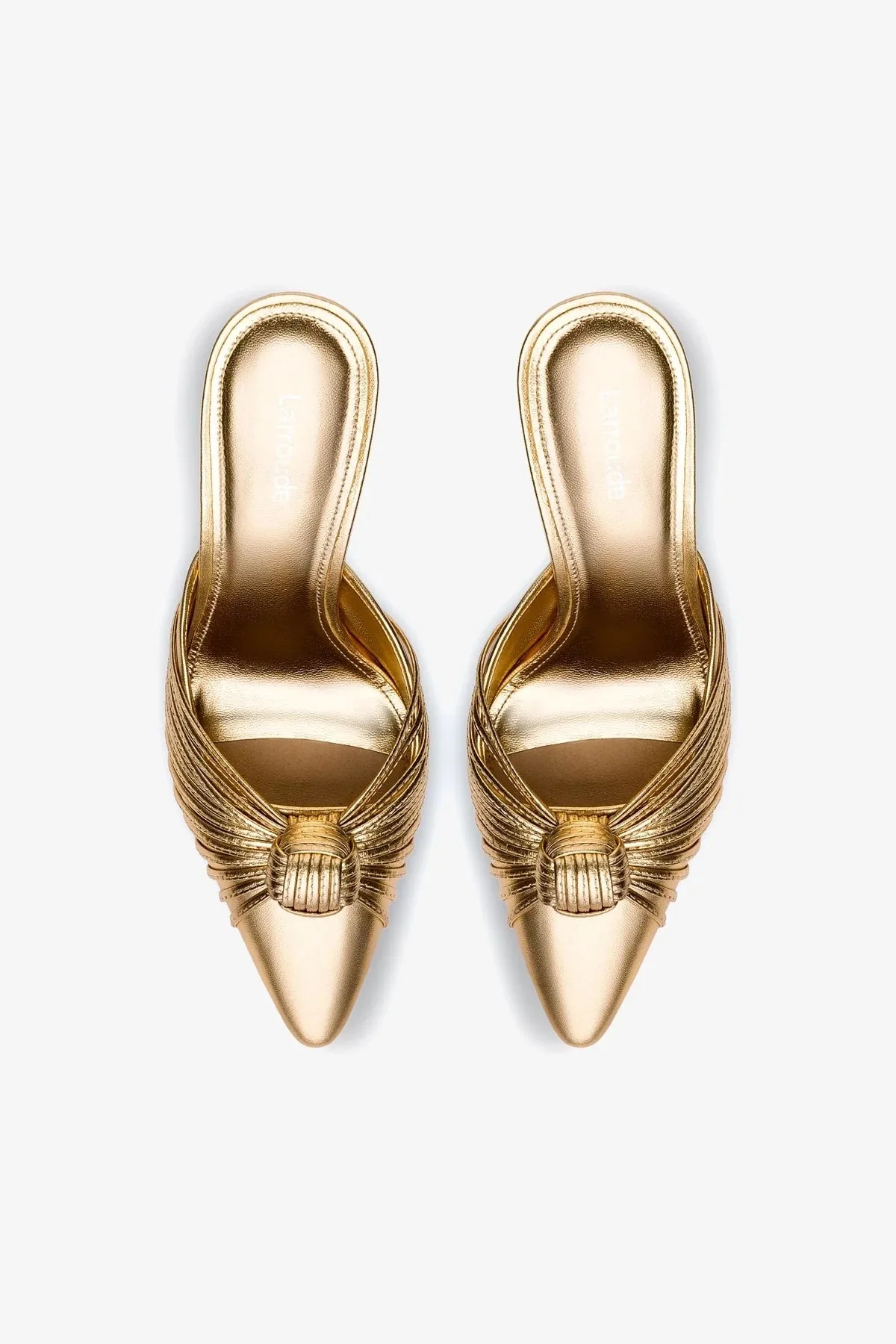 Valerie Pump In Gold Metallic Leather