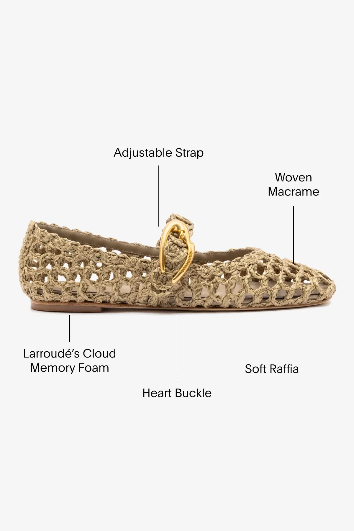 Verona Macrame In Algae Embroidered Raffia