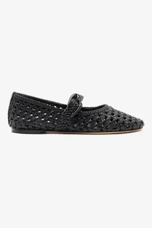 Verona New Macrame In Black Leather