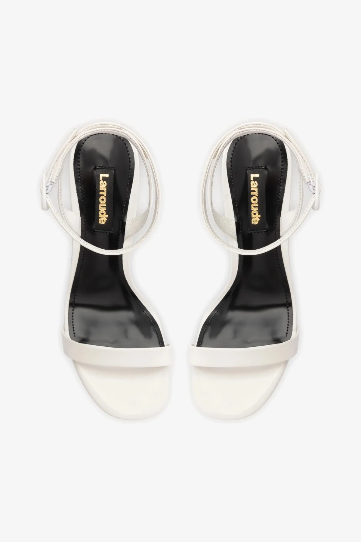 Veronina Sandal In White Patent Leather