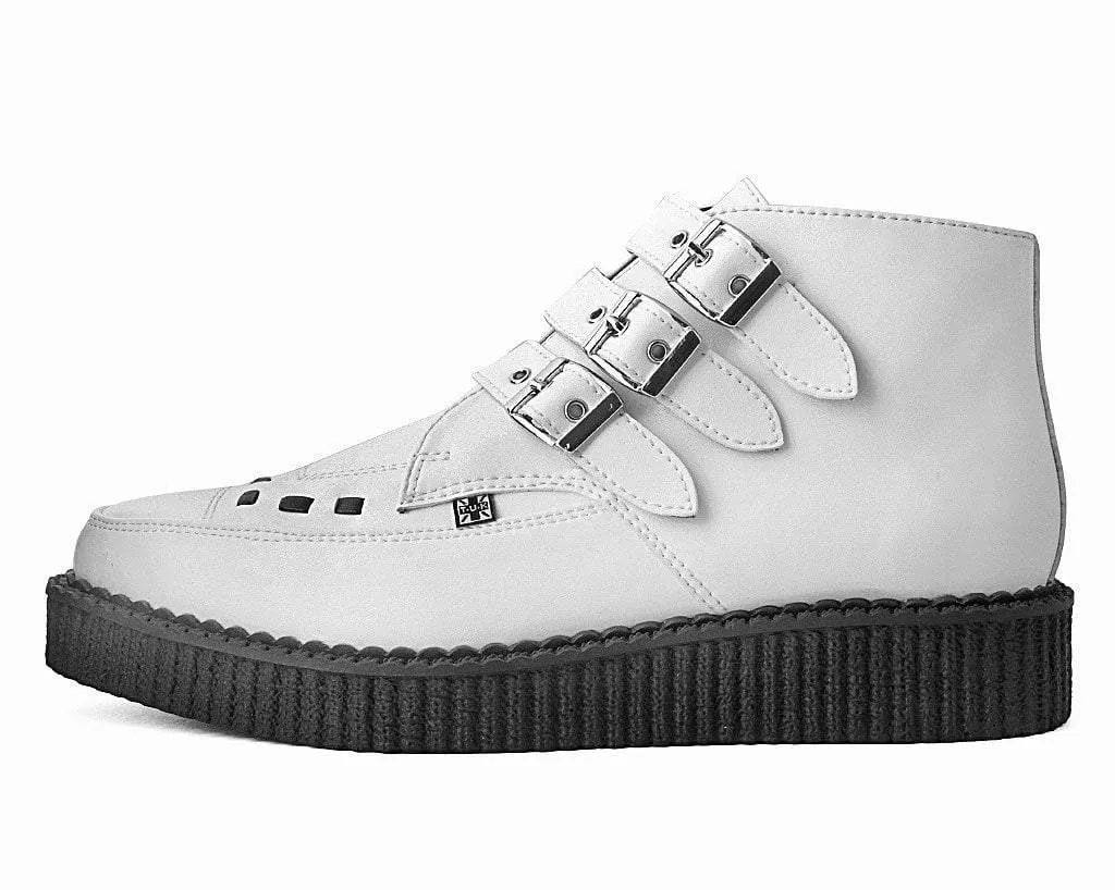 White TUKskin? 3-Buckle Boot