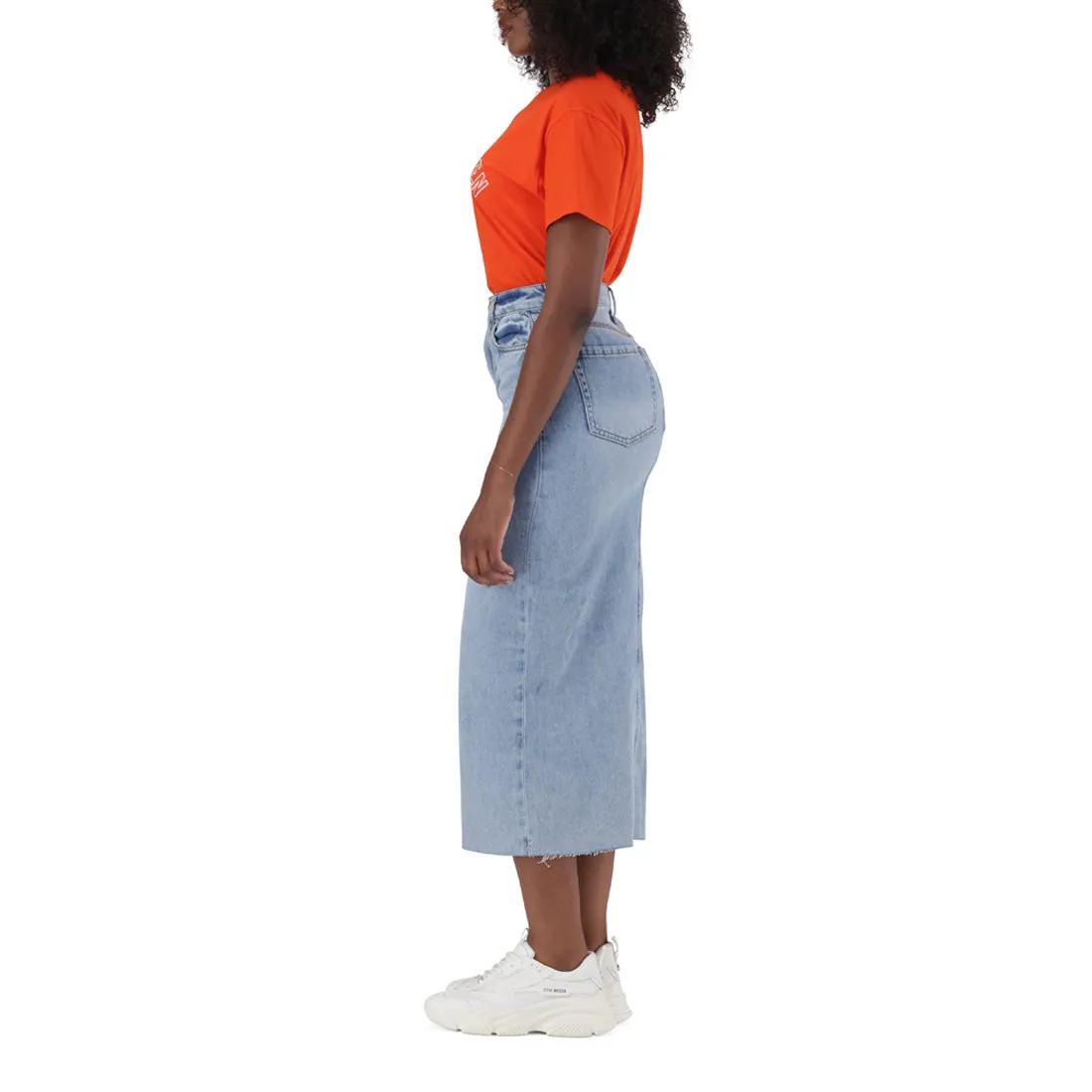 WILLOW TANGERINE OVERSIZED LOGO TEE