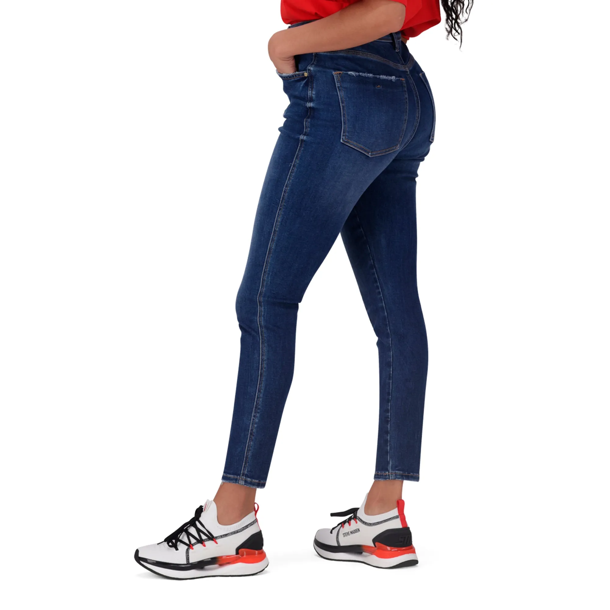 ZOE CONTOUR CURVY DARK BLUE SKINNY