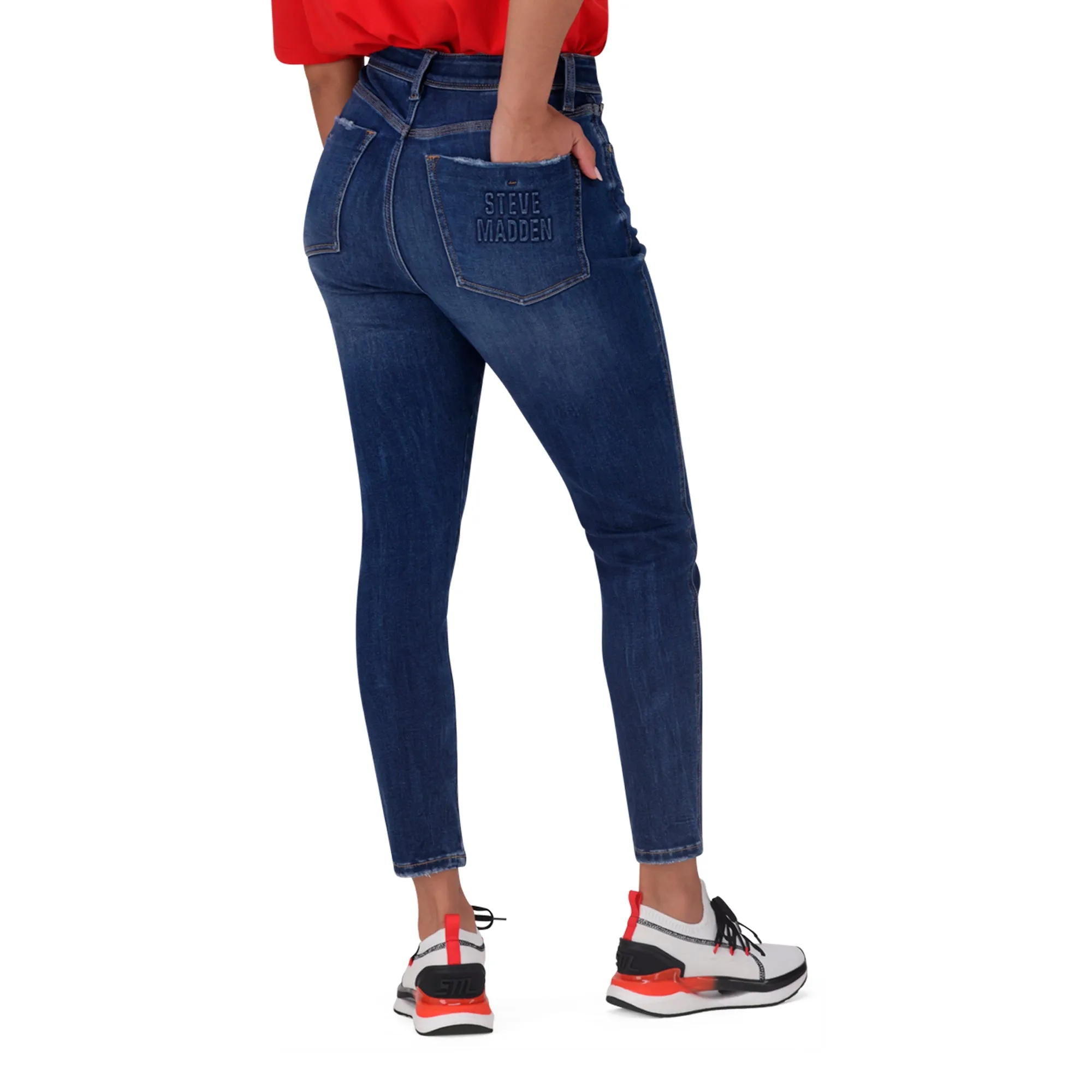 ZOE CONTOUR CURVY DARK BLUE SKINNY