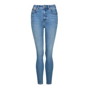 ZOE CONTOUR CURVY MID WASH SKINNY